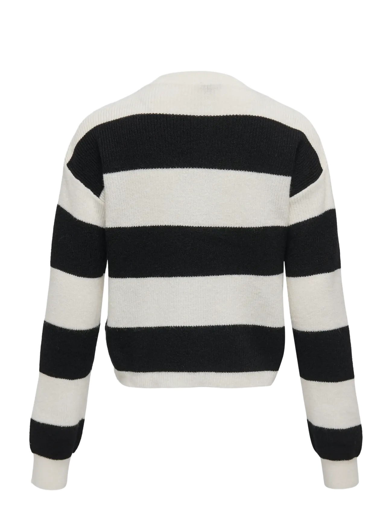 Kids Only - KOGFRANCA LIFE SHORT L/S STRIPE KNT NOOS - habits tricotés - cloud dancer - 2