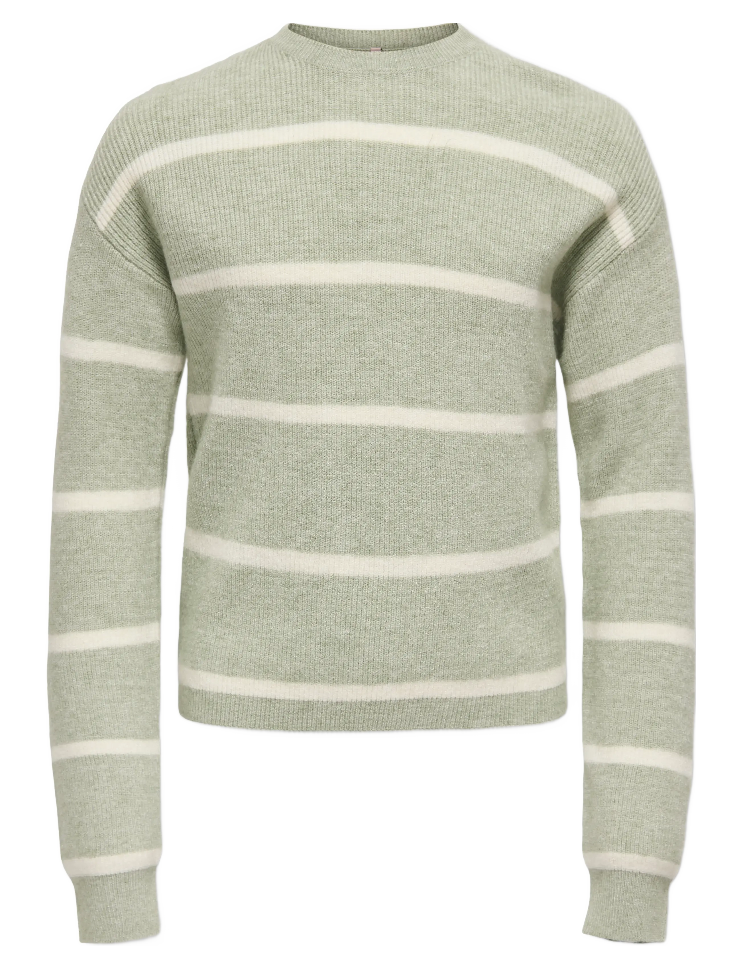 Kids Only KOGFRANCA LIFE SHORT L/S STRIPE KNT NOOS - Strik - DESERT SAGE / green