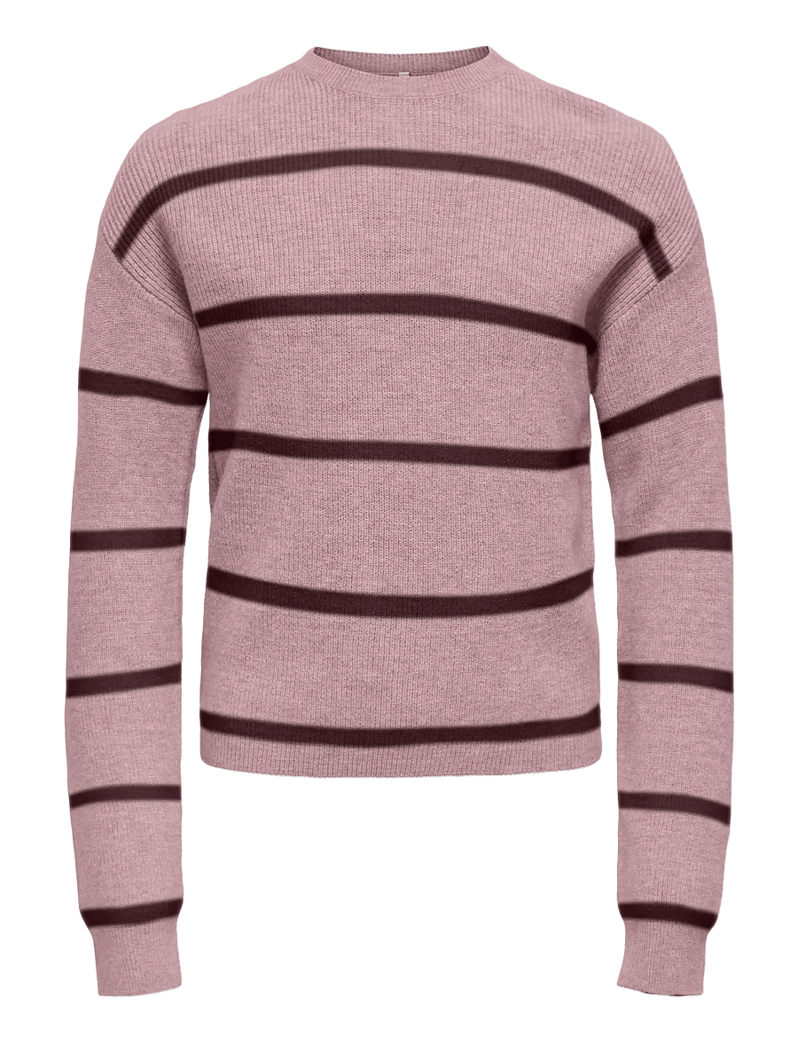 Kids Only - KOGFRANCA LIFE SHORT L/S STRIPE KNT NOOS - pullover - keepsake lilac - 0