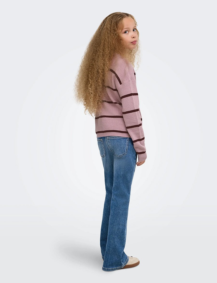 Kids Only - KOGFRANCA LIFE SHORT L/S STRIPE KNT NOOS - pullover - keepsake lilac - 3