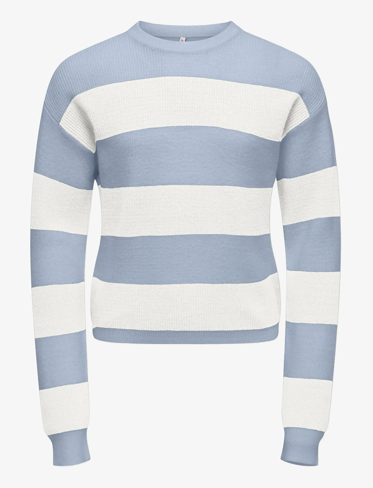 Kids Only - KOGFRANCA LIFE SHORT L/S STRIPE KNT NOOS - džemprid - soft chambray - 0