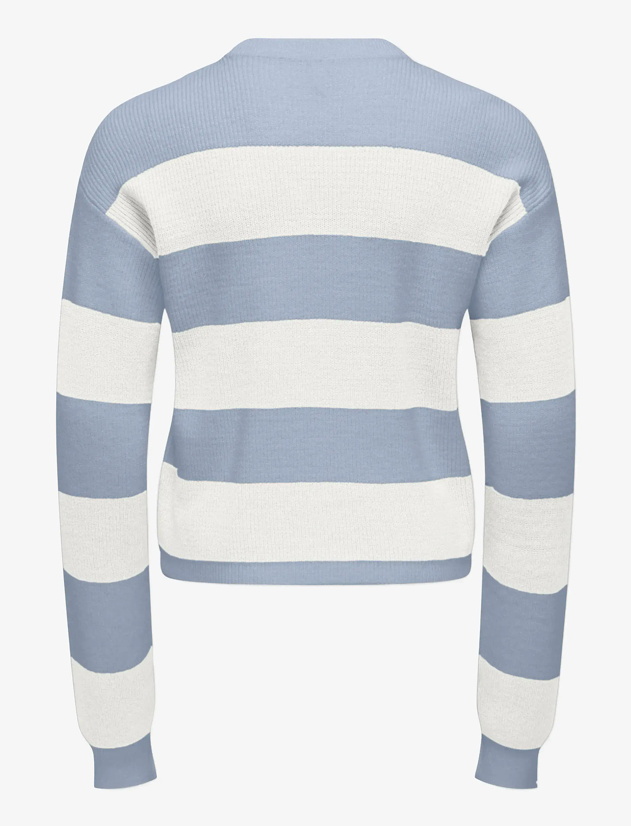 Kids Only - KOGFRANCA LIFE SHORT L/S STRIPE KNT NOOS - džemprid - soft chambray - 1