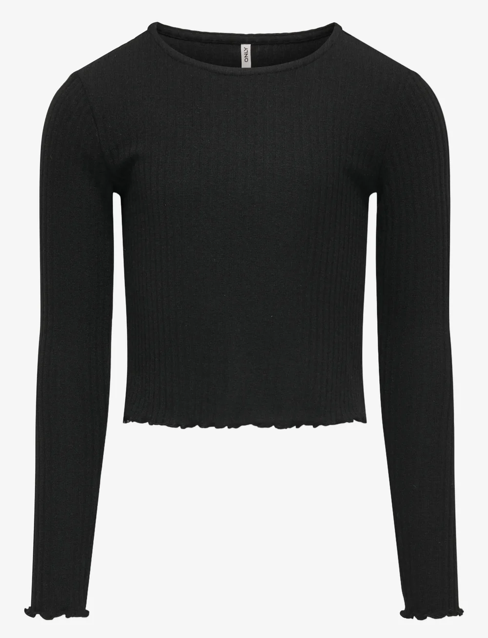 Kids Only - KOGNELLA L/S O-NECK TOP JRS NOOS - langärmelig - black - 1