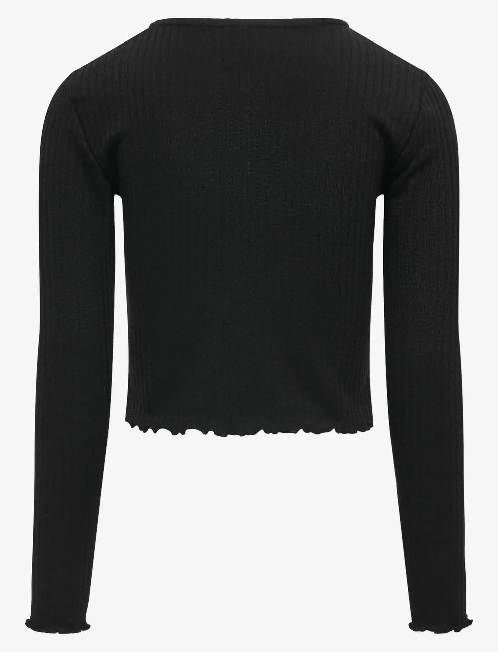 Kids Only - KOGNELLA L/S O-NECK TOP JRS NOOS - langärmelig - black - 2