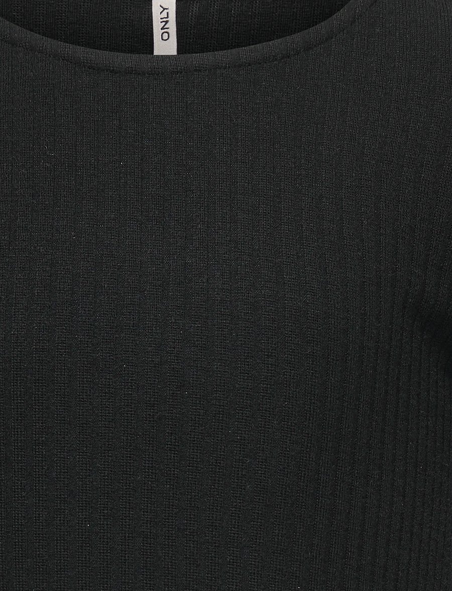 Kids Only - KOGNELLA L/S O-NECK TOP JRS NOOS - pikkade varrukatega t-särgid - black - 3