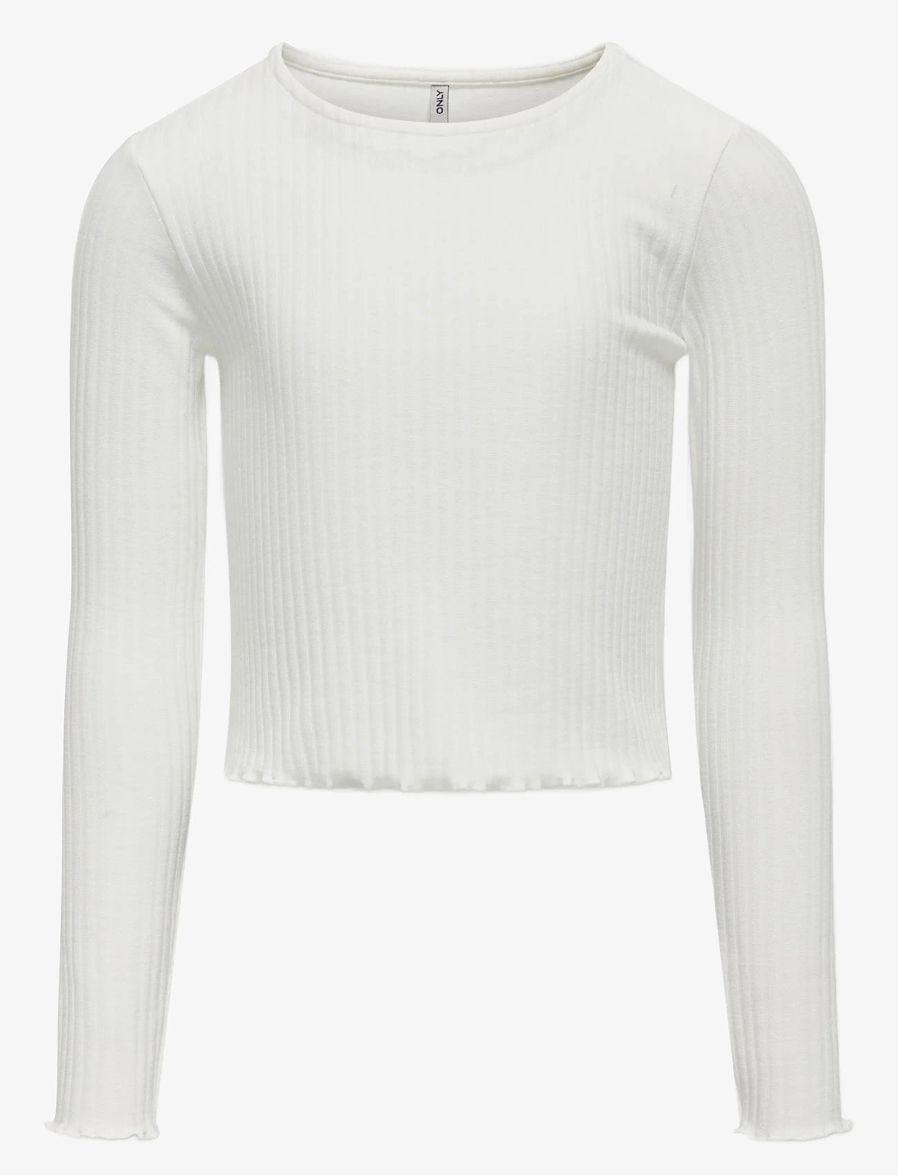 Kids Only - KOGNELLA L/S O-NECK TOP JRS NOOS - langärmelig - cloud dancer - 1
