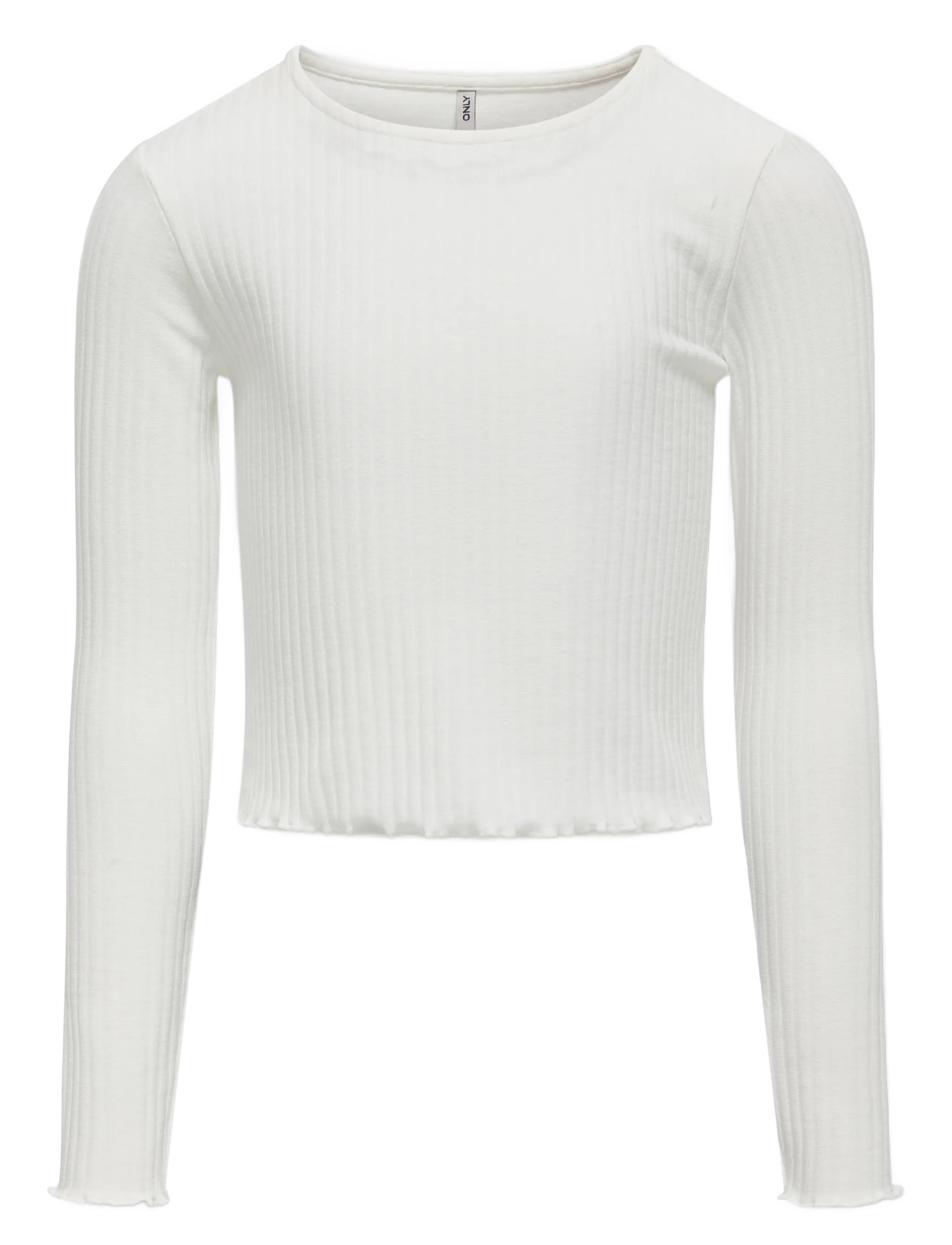 Kids Only KOGNELLA L/S O-NECK TOP JRS NOOS - Toppe og t-shirts - CLOUD DANCER / white