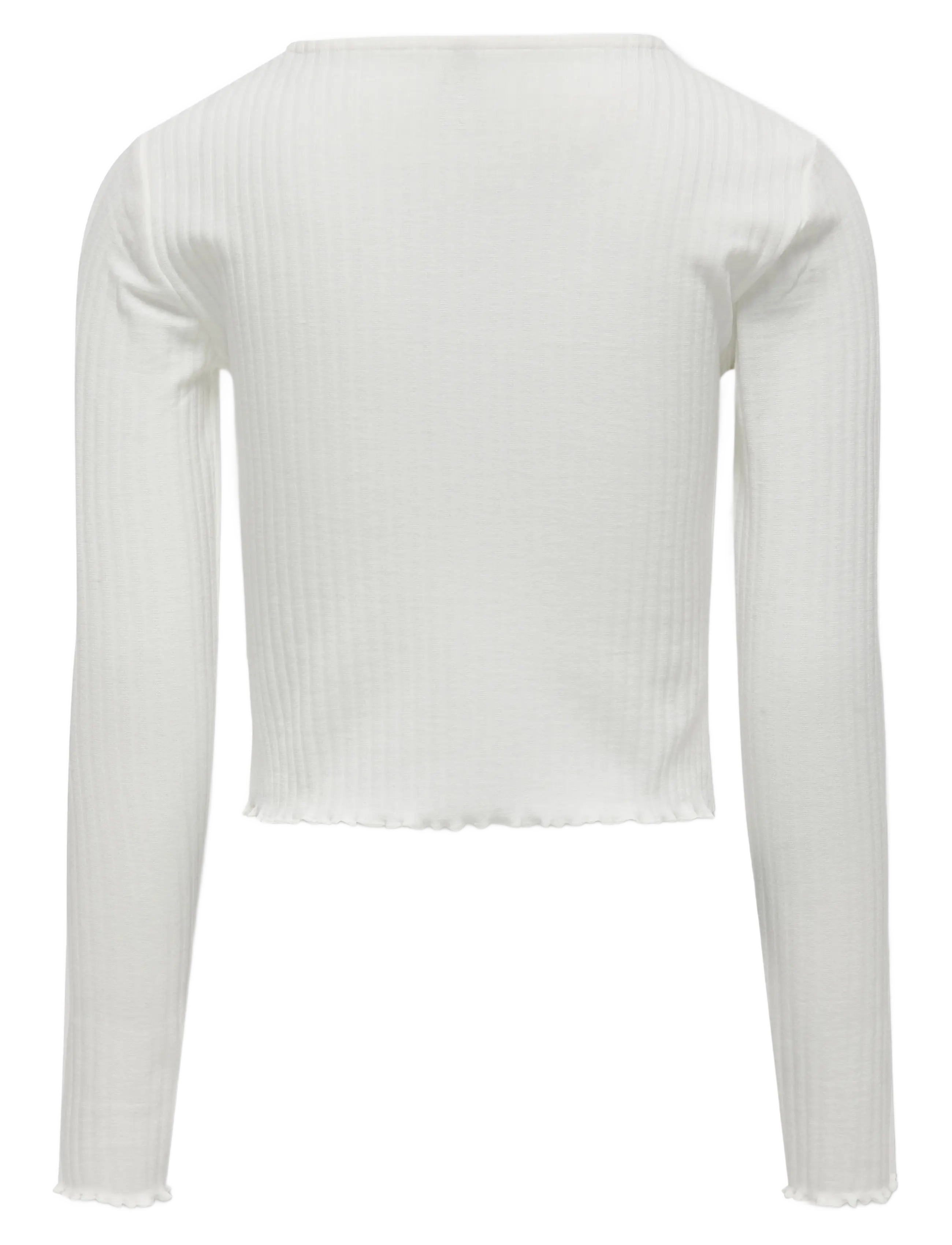 Kids Only - KOGNELLA L/S O-NECK TOP JRS NOOS - langärmelig - cloud dancer - 2