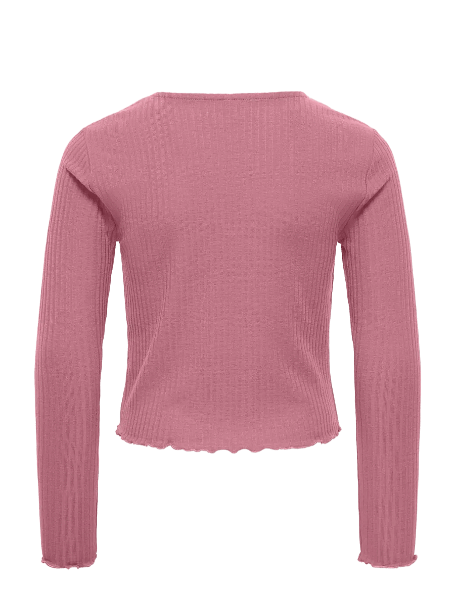 Kids Only - KOGNELLA L/S O-NECK TOP JRS NOOS - langärmelig - foxglove - 1
