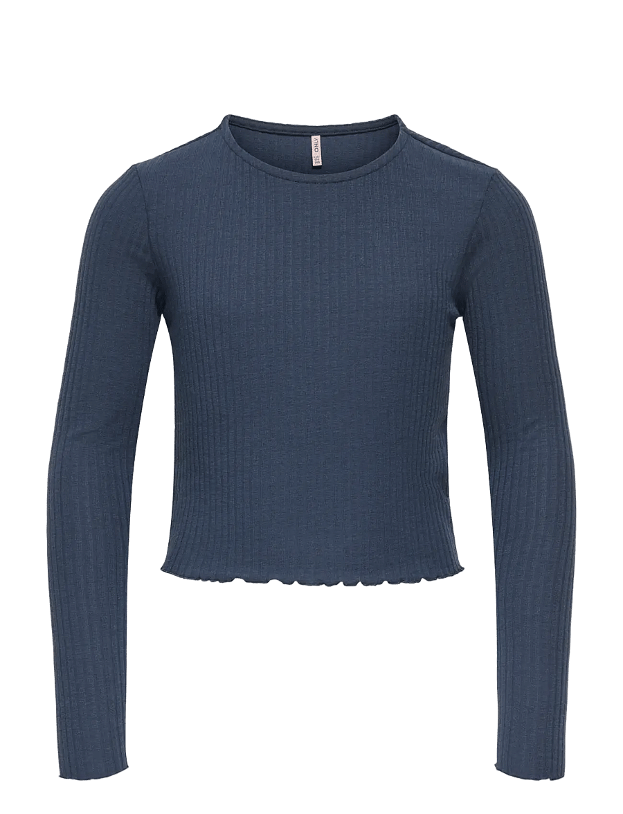 Kids Only - KOGNELLA L/S O-NECK TOP JRS NOOS - pikkade varrukatega t-särgid - ombre blue - 1