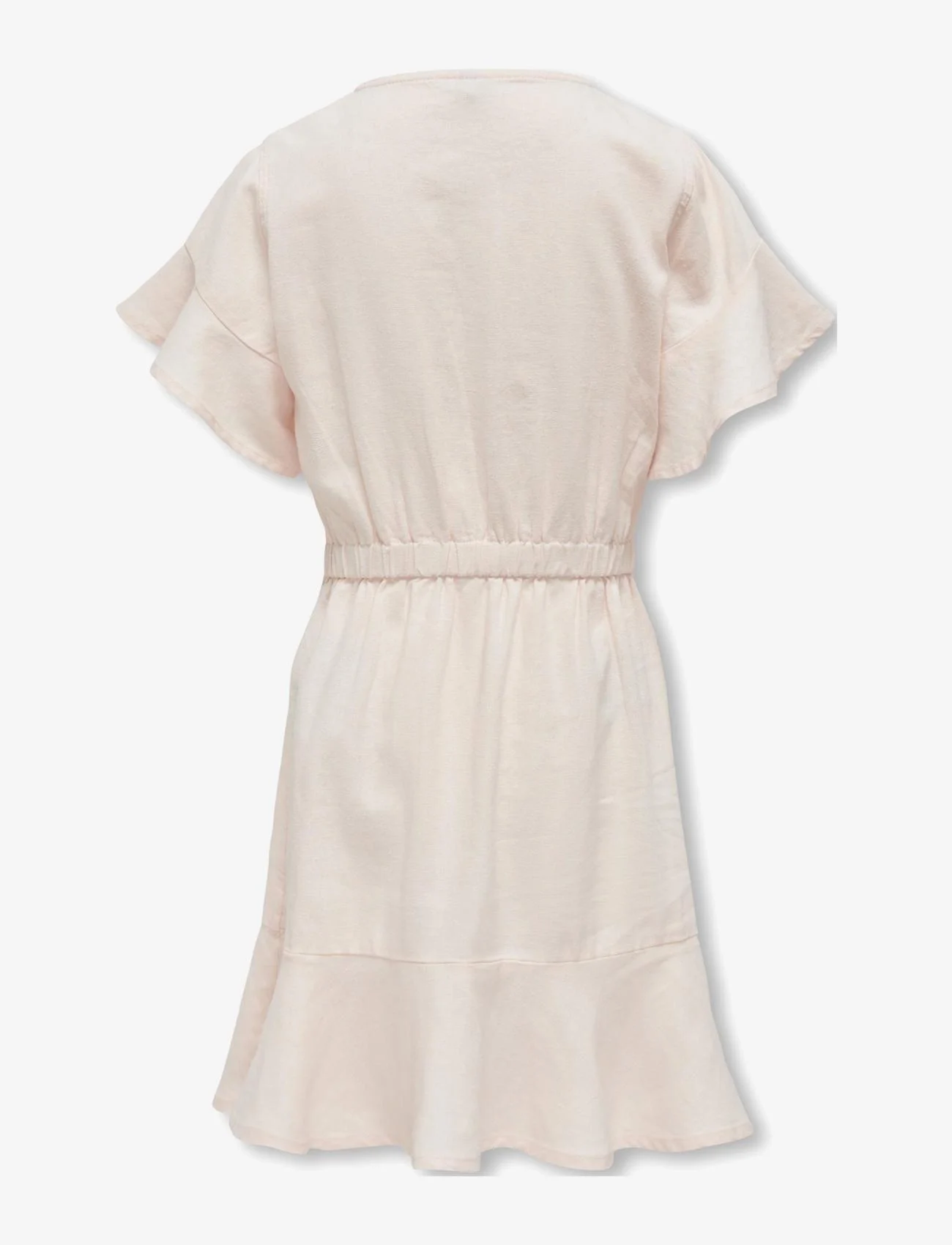 Kids Only - KOGCARO S/S BELT DRESS WVN - short-sleeved casual dresses - soft pink - 1