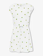 KOGMAY S/S DRESS CS JRS - BRIGHT WHITE