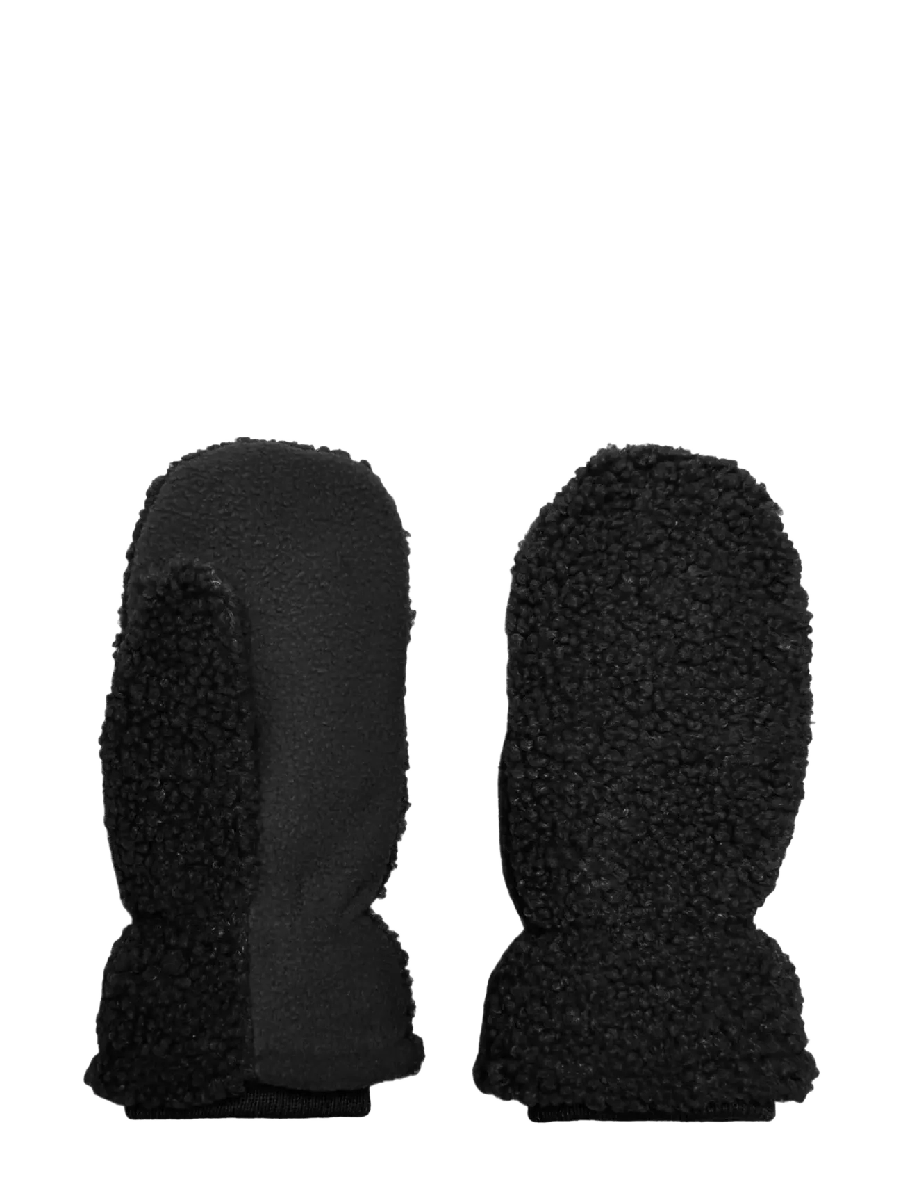 Kids Only Kogthea Life Teddy Mittens Acc, One Size, Black, Handsker Og Vanter > Vanter, Børn
