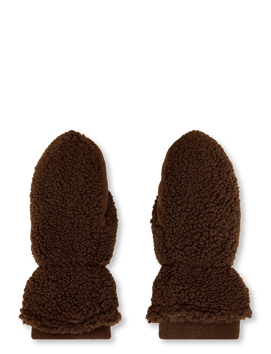 Kids Only - KOGTHEA LIFE TEDDY MITTENS ACC - handschuhe - coffee bean - 0