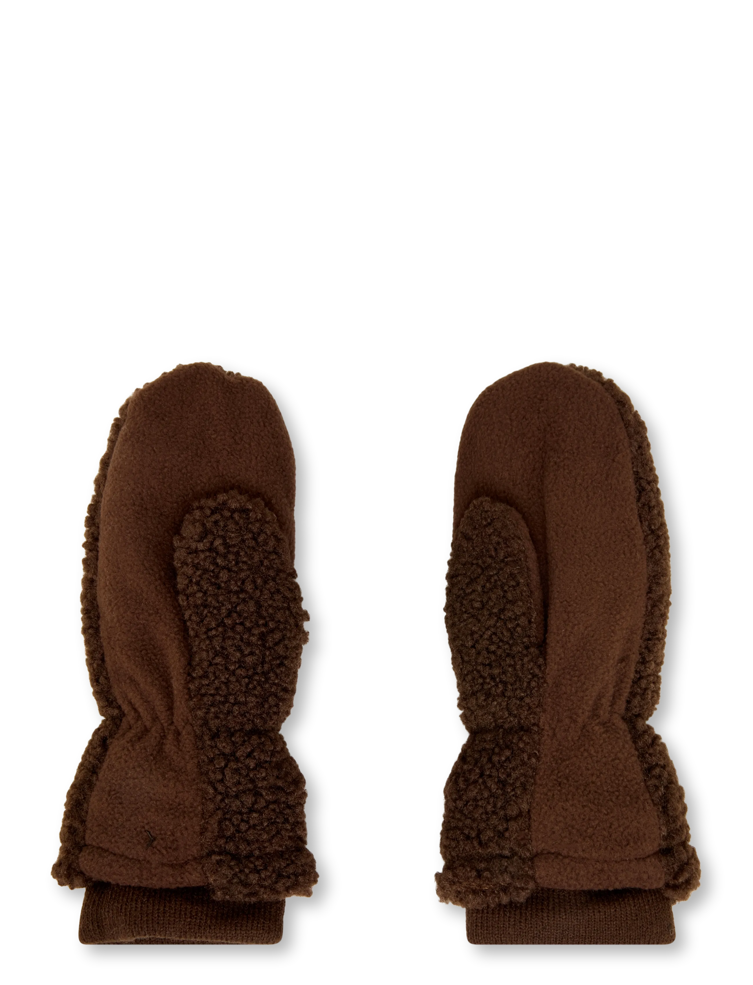 Kids Only - KOGTHEA LIFE TEDDY MITTENS ACC - gloves - coffee bean - 1