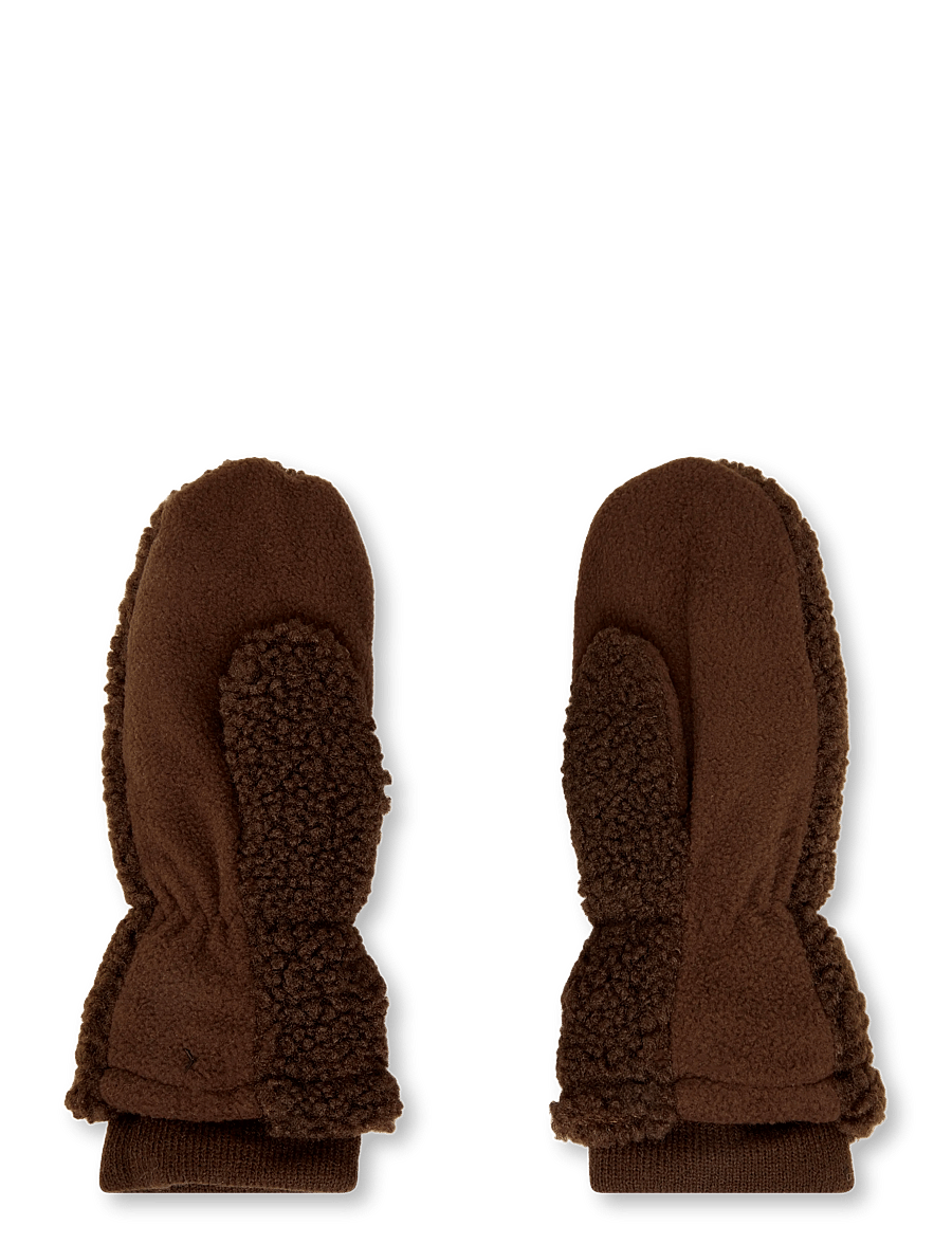Kids Only - KOGTHEA LIFE TEDDY MITTENS ACC - handschuhe - coffee bean - 1