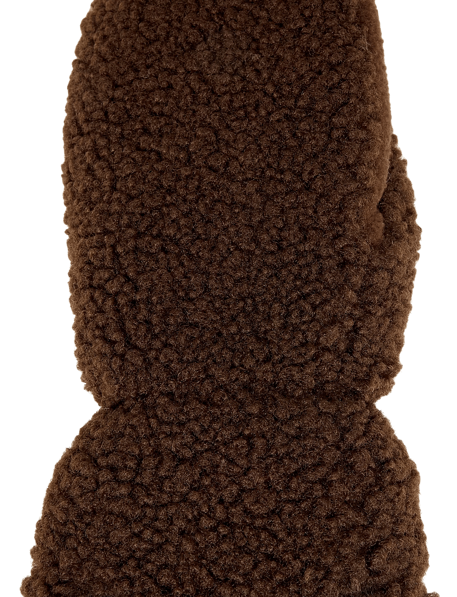 Kids Only - KOGTHEA LIFE TEDDY MITTENS ACC - handschuhe - coffee bean - 2