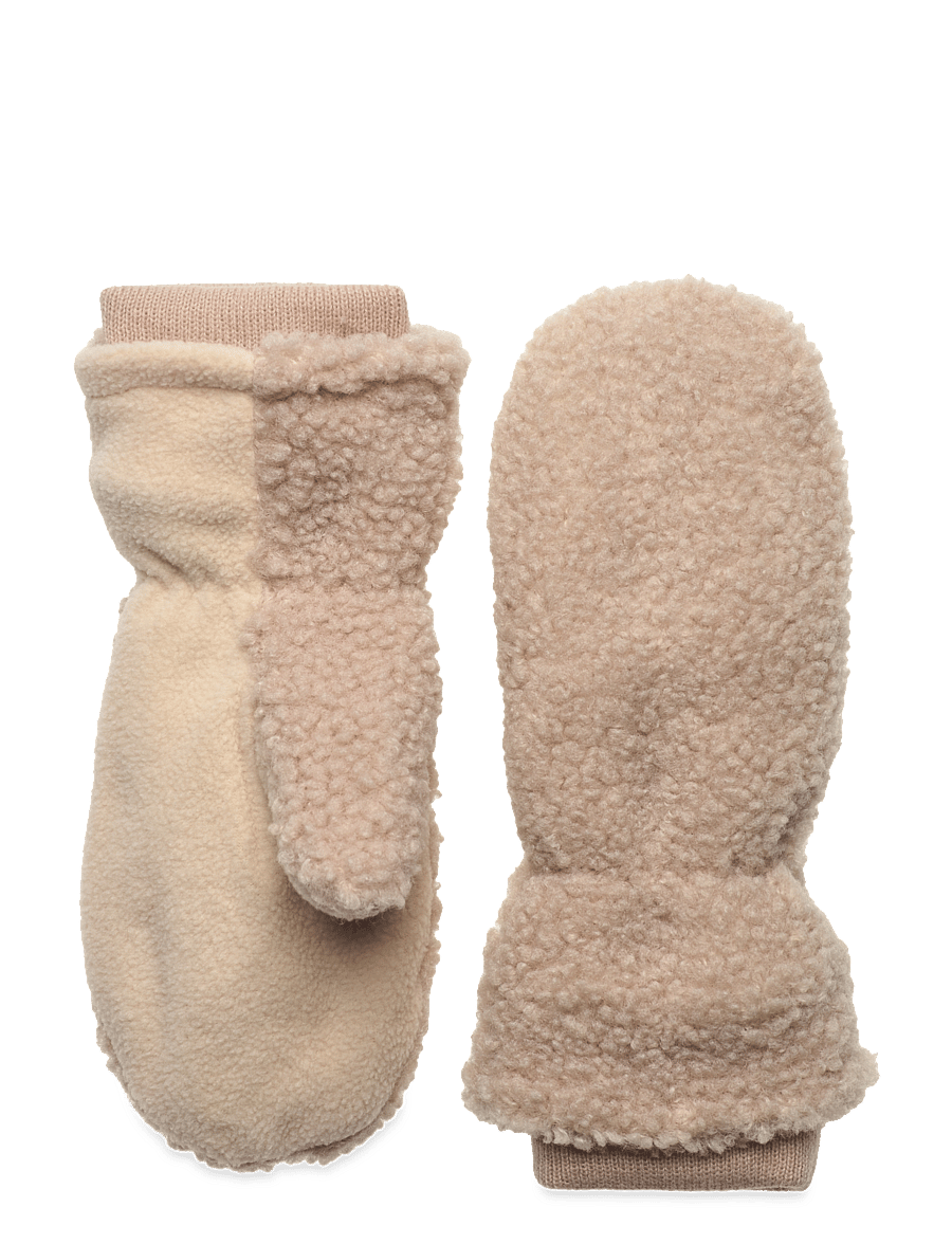 Kids Only - KOGTHEA LIFE TEDDY MITTENS ACC - handschuhe - humus - 0