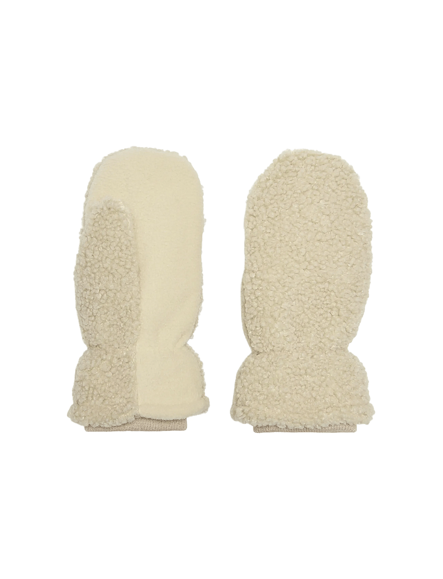 Kids Only - KOGTHEA LIFE TEDDY MITTENS ACC - handschuhe - humus - 1