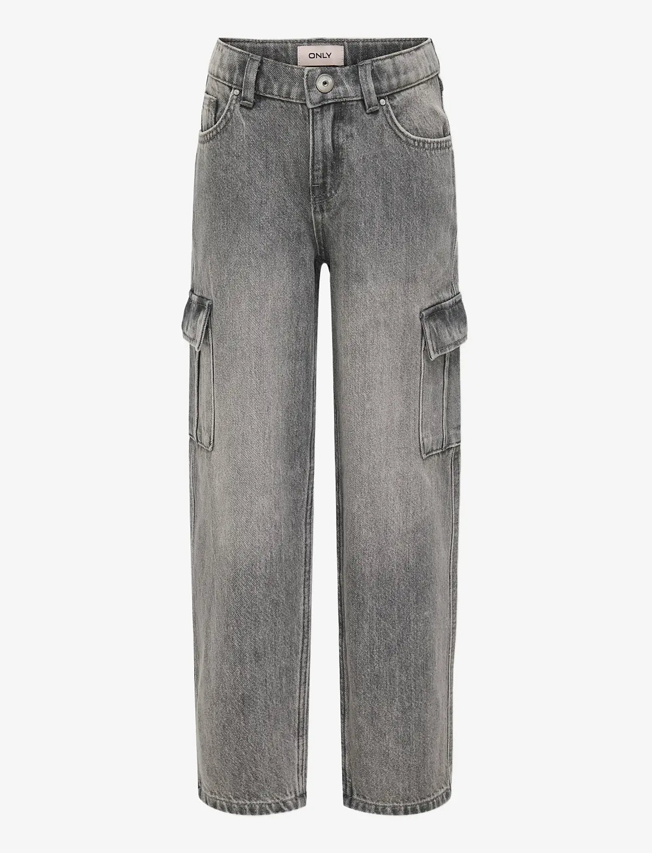 Kids Only - KOGHARMONY WIDE CRGO CARROT AZG414 NOOS - cargohosen - dark grey denim - 1