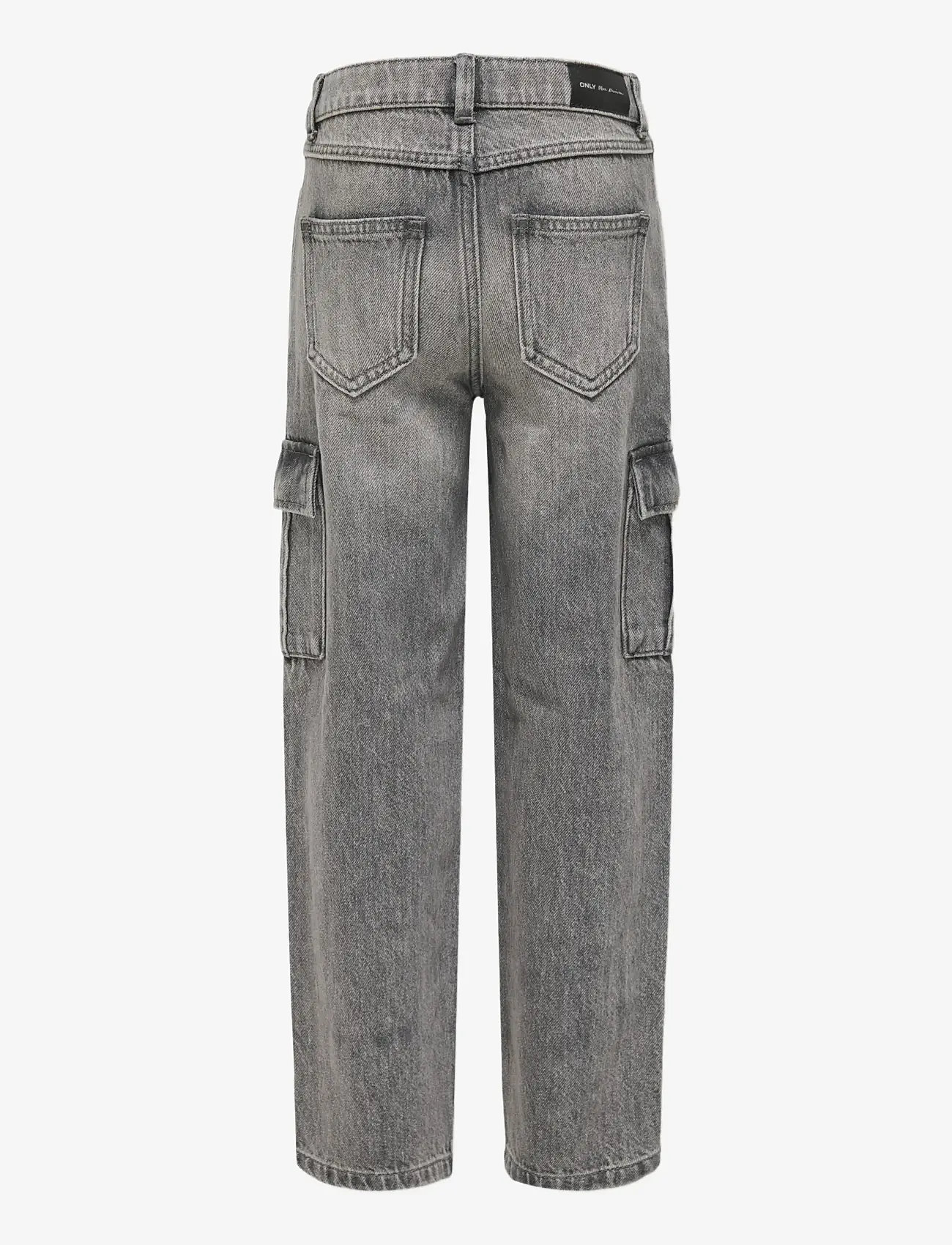 Kids Only - KOGHARMONY WIDE CRGO CARROT AZG414 NOOS - cargohosen - dark grey denim - 2