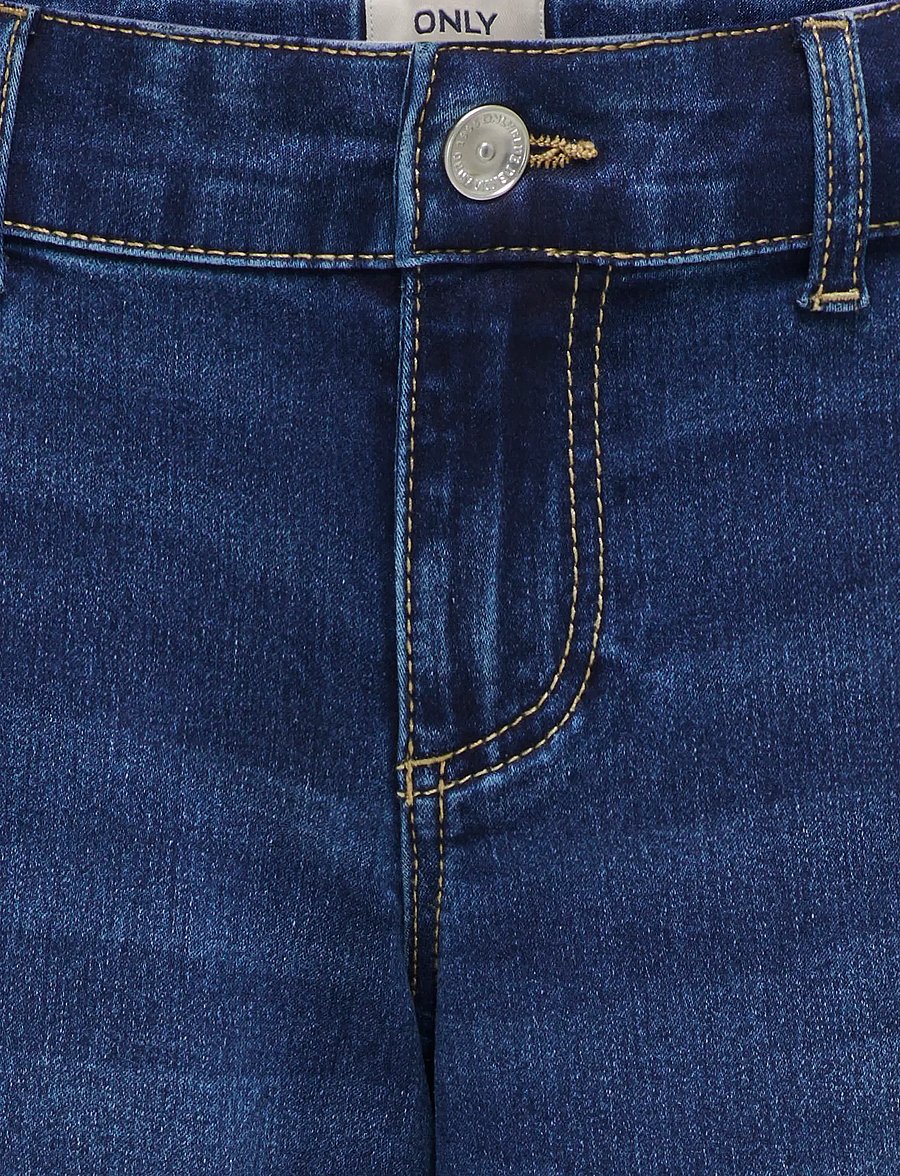 Kids Only - KOGSYLVIE CLEAN WDE LEG DNM BJ13964 NOOS - pantalons larges - dark blue denim - 3