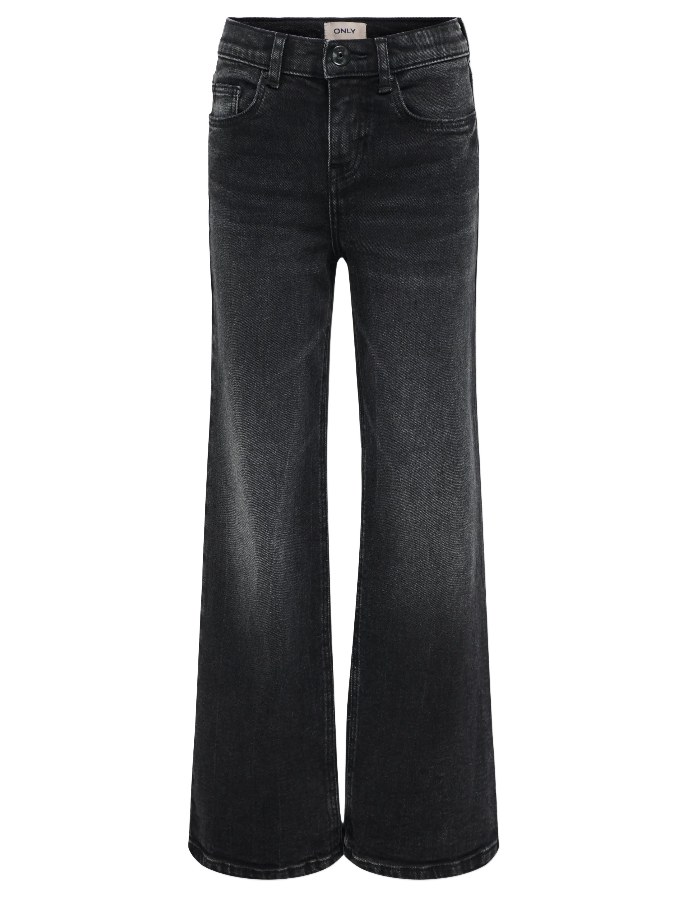 Kids Only KOGJUICY LIFE WIDE LEG DNM DCC369 NOOS - Riided - WASHED BLACK / black