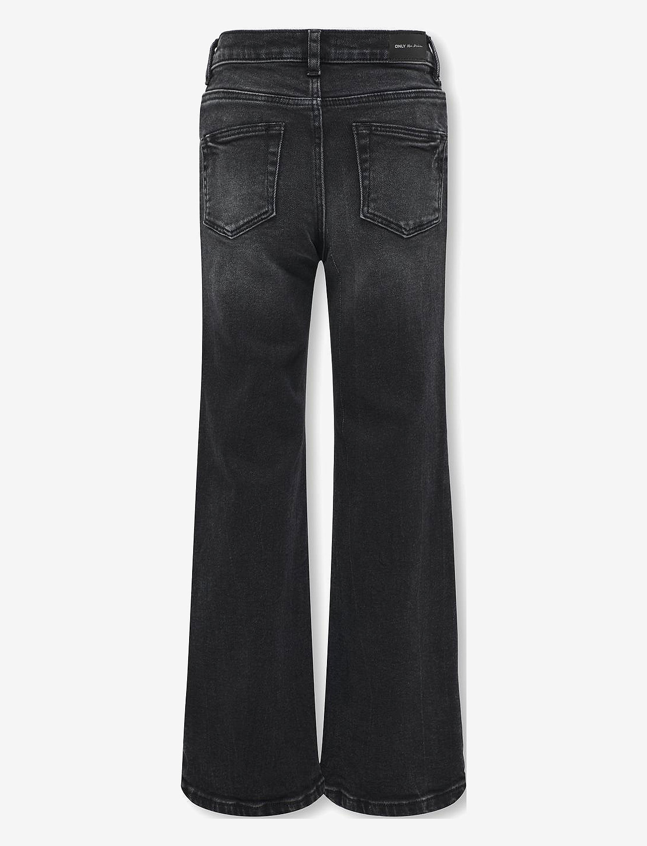 Kids Only - KOGJUICY LIFE WIDE LEG DNM DCC369 NOOS - brede jeans - washed black - 2