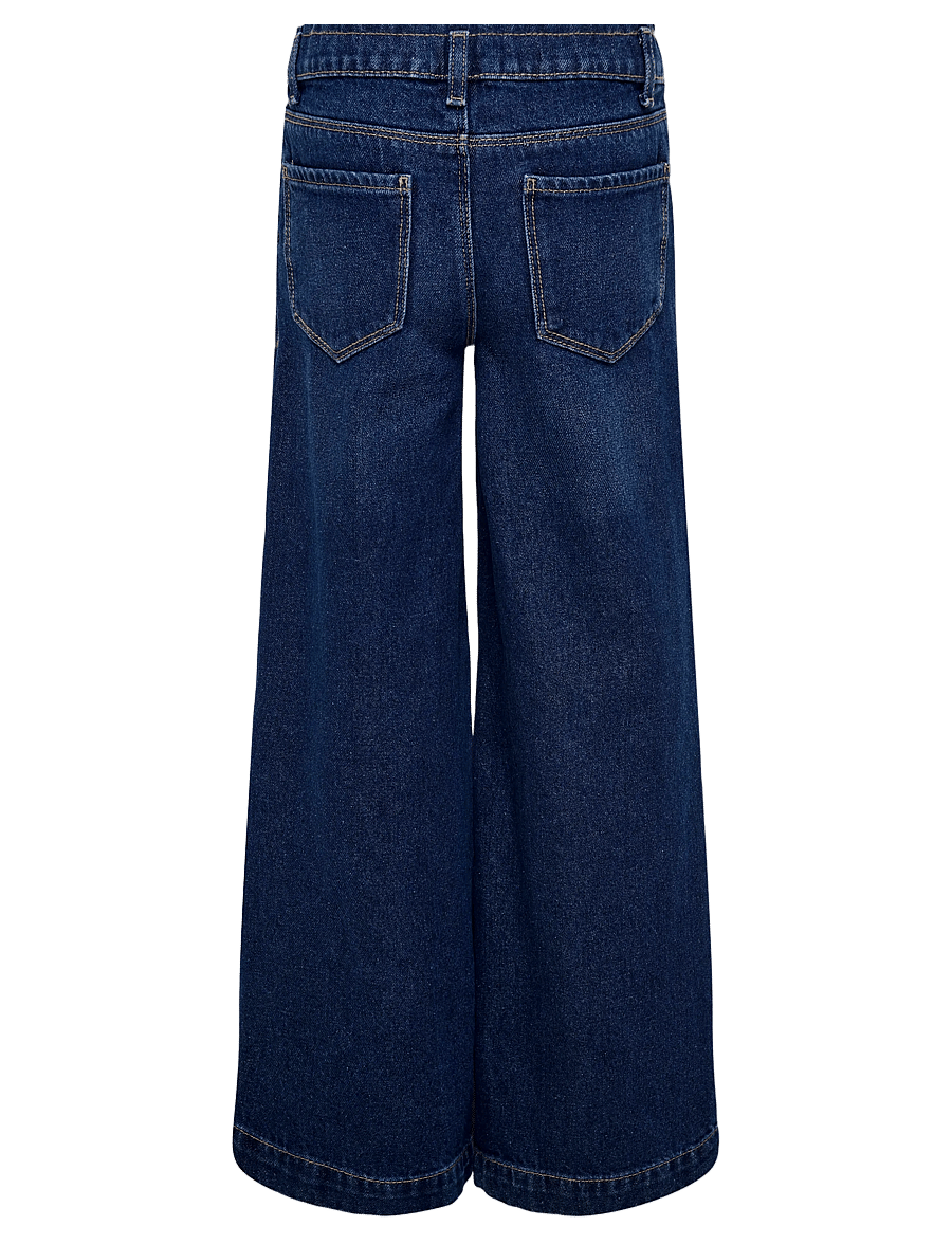 Kids Only - KOGCOMET WIDE DNM PIM NOOS - laia säärega teksad - dark blue denim - 2