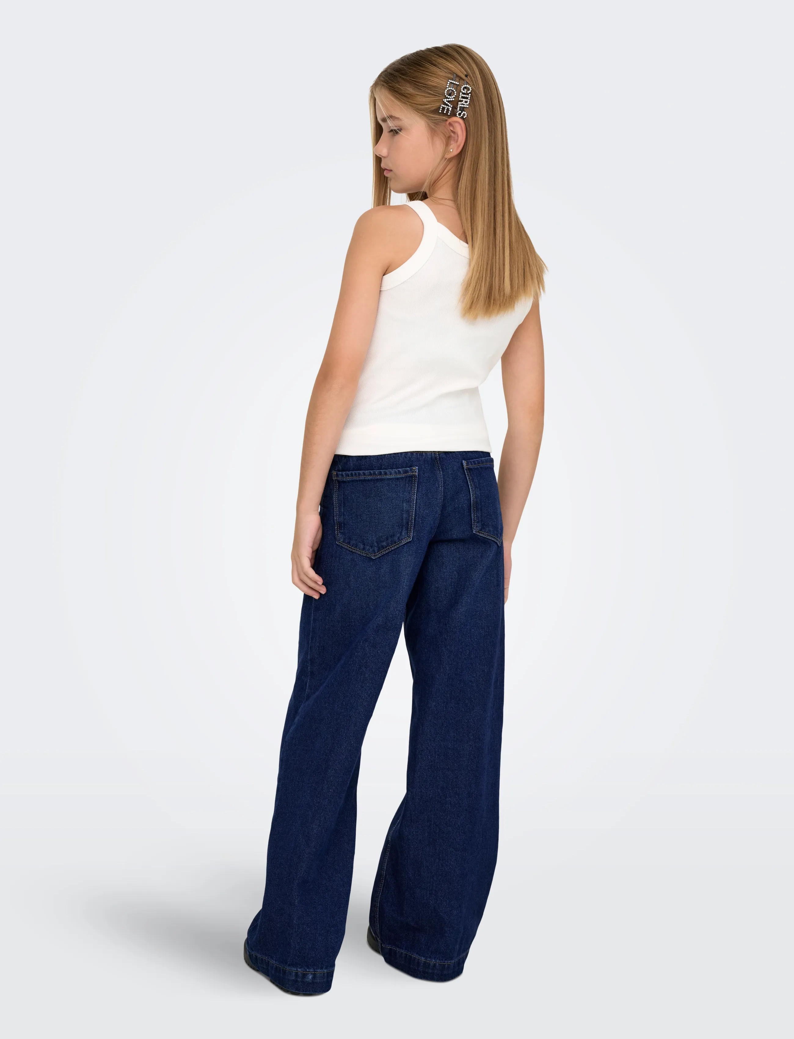 Kids Only - KOGCOMET WIDE DNM PIM NOOS - laia säärega teksad - dark blue denim - 3