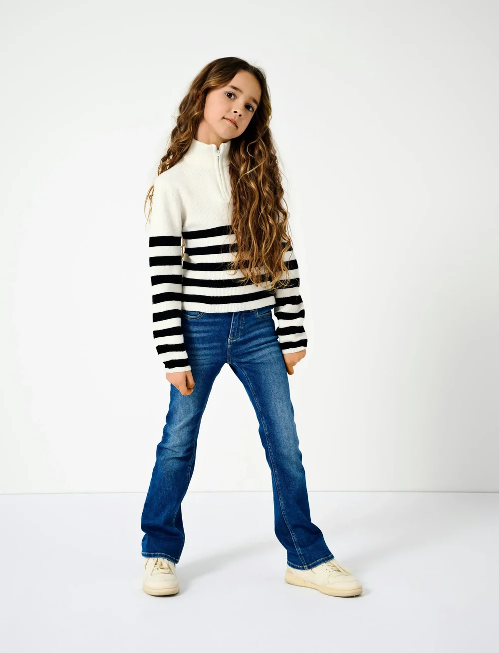 Kids Only - KOGBLUSH FLARED DNM REA1319 NOOS - bootcut jeans - medium blue denim - 0