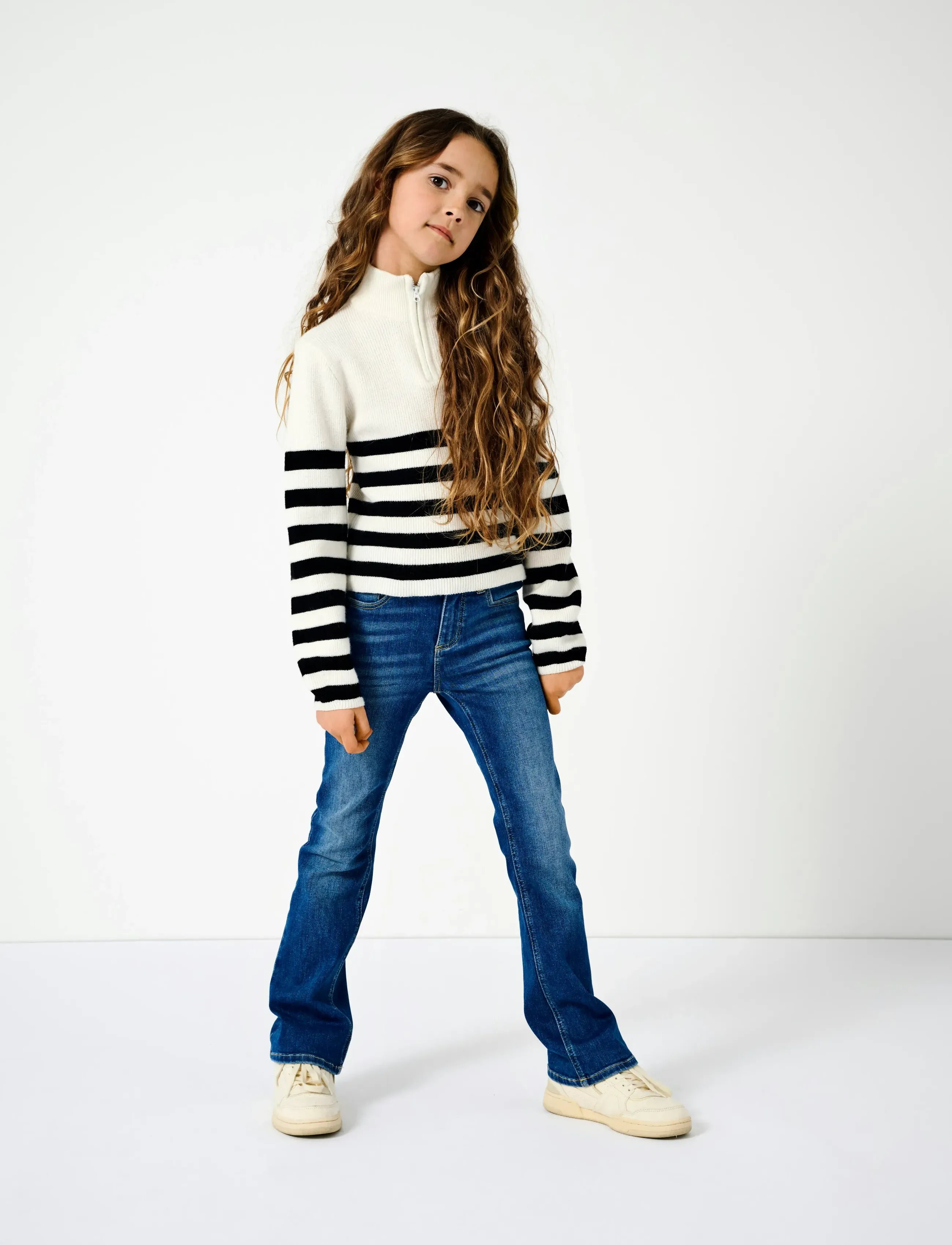 Kids Only KOGBLUSH FLARED DNM REA1319 NOOS - Underdele - MEDIUM BLUE DENIM / blue