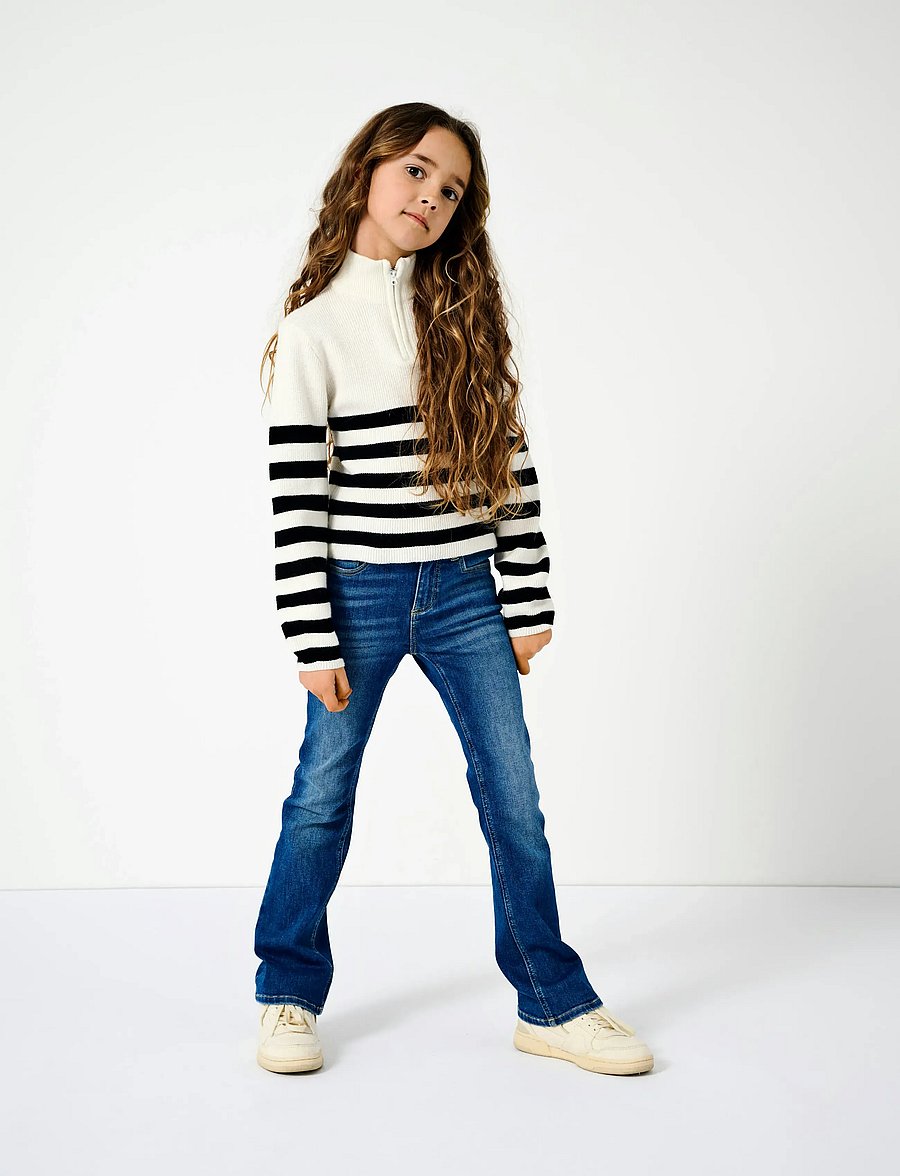Kids Only - KOGBLUSH FLARED DNM REA1319 NOOS - bootcut jeans - medium blue denim - 0