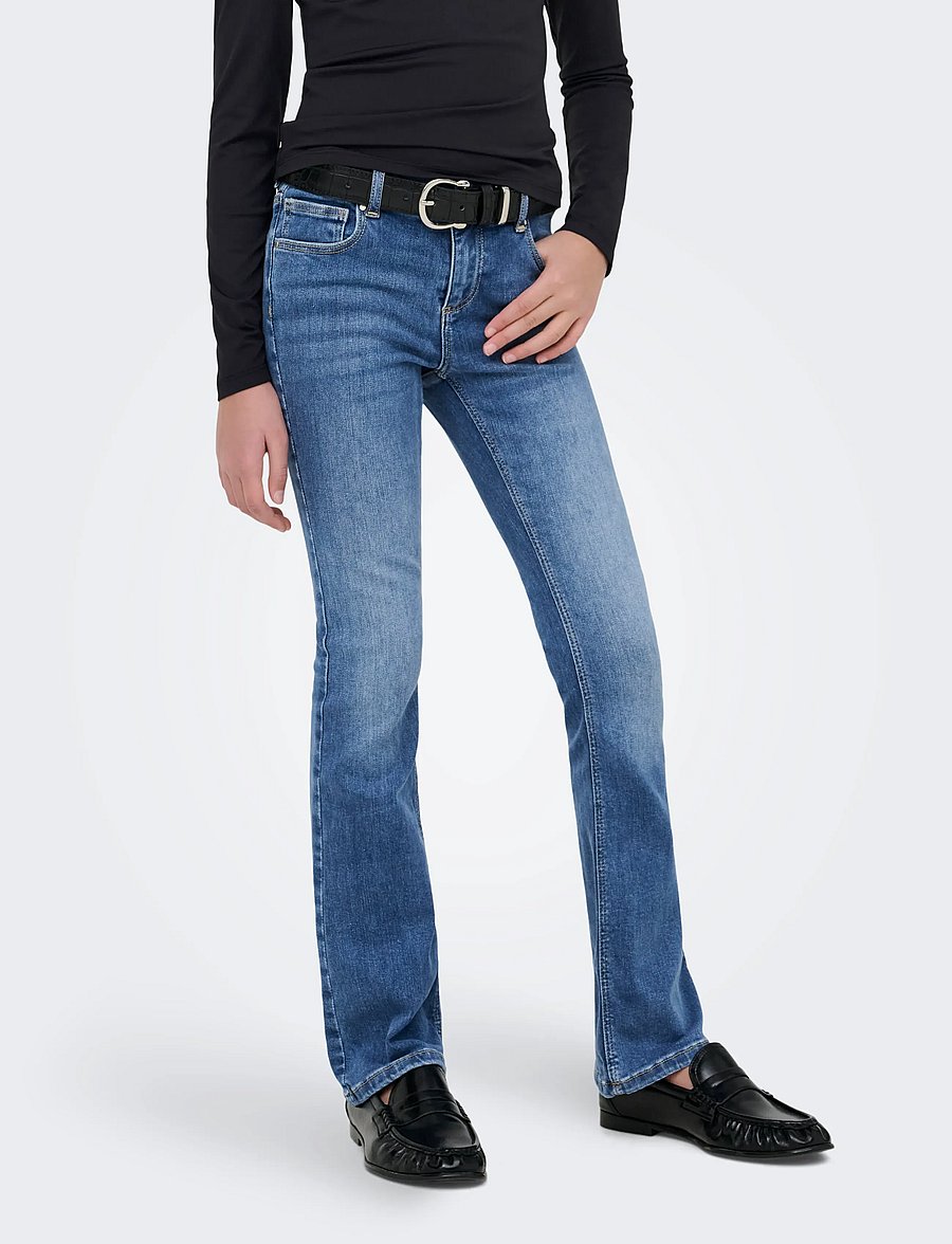 Kids Only - KOGBLUSH FLARED DNM REA1319 NOOS - bootcut jeans - medium blue denim - 0