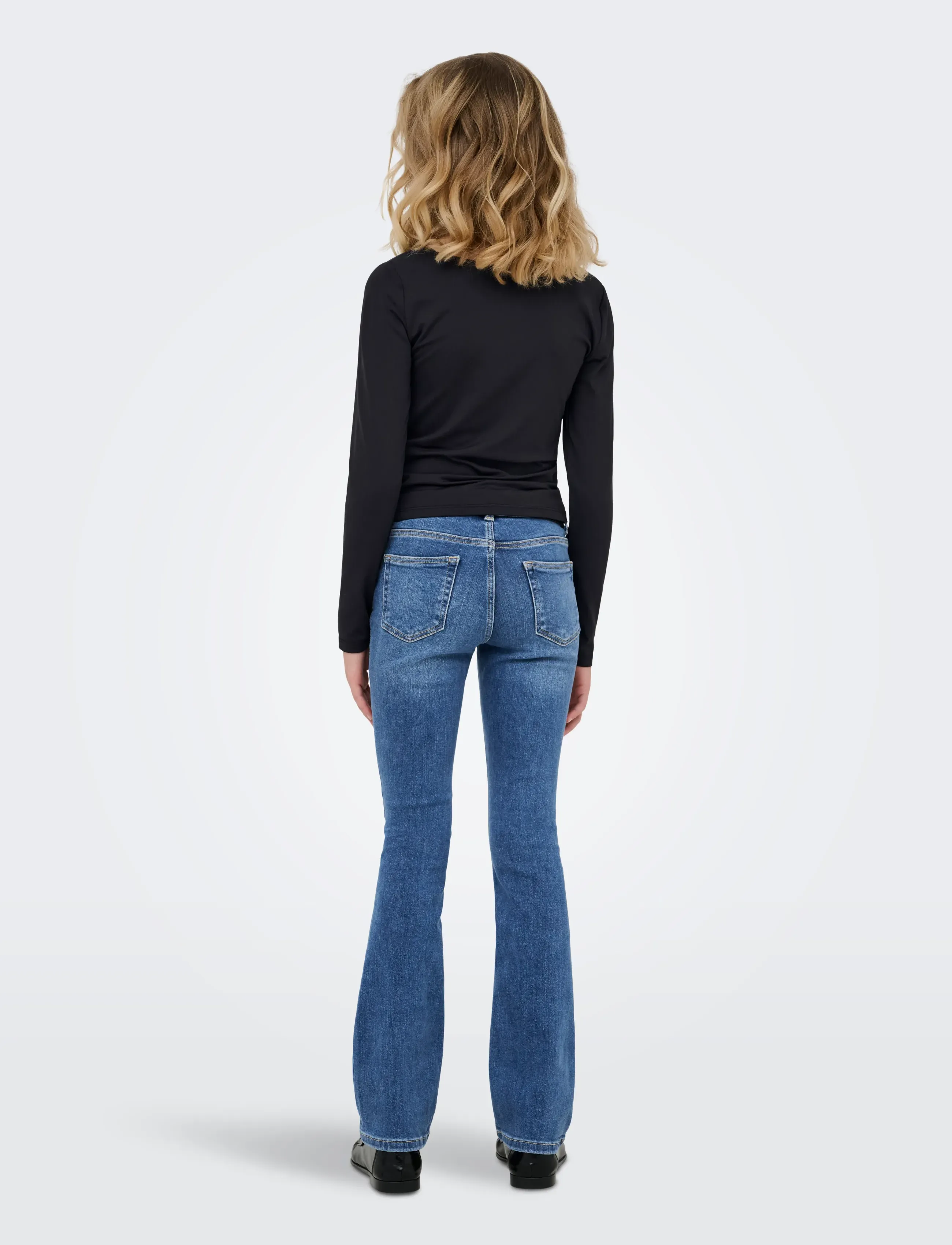 Kids Only - KOGBLUSH FLARED DNM REA1319 NOOS - bootcut jeans - medium blue denim - 3