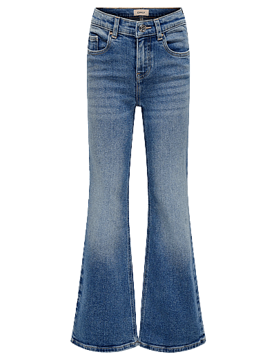Kids Only KOGJUICY LIFE FLARED DNM CRO557 NOOS - Kinder 2 bis 8 Jahren - MEDIUM BLUE DENIM / blue