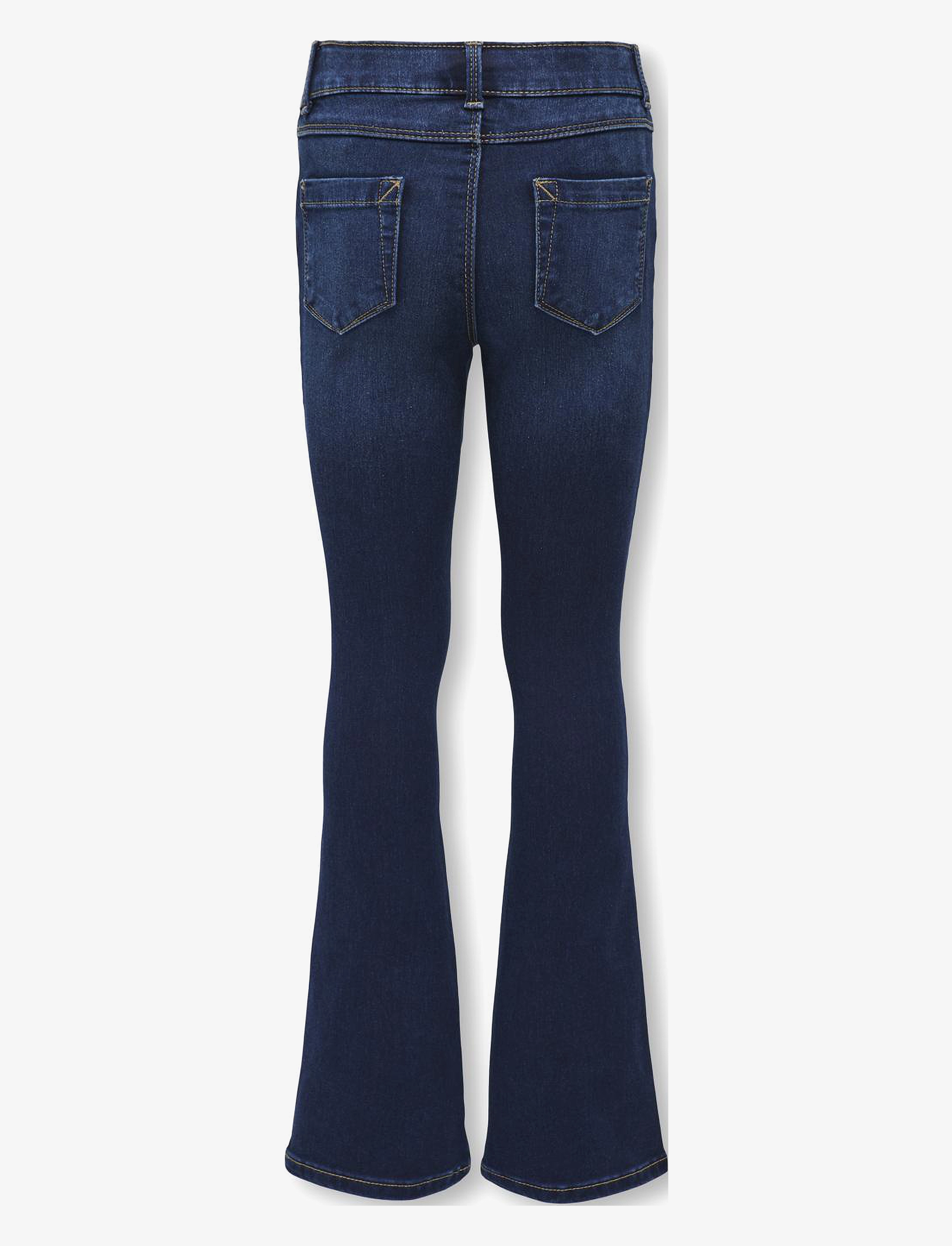 Kids Only - KOGROYAL REG FLARED DNM PIM0237 NOOS - dark blue denim - 2