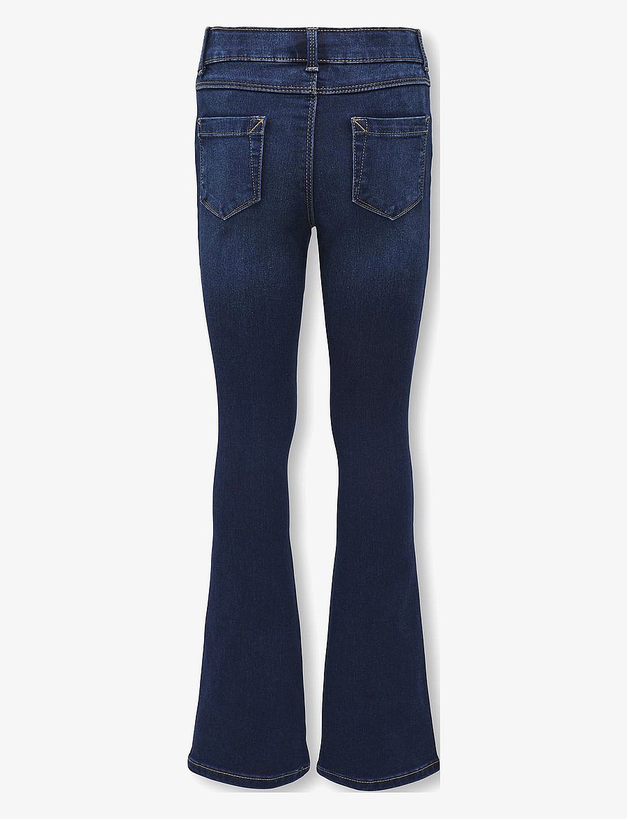 Kids Only - KOGROYAL REG FLARED DNM PIM0237 NOOS - dark blue denim - 2