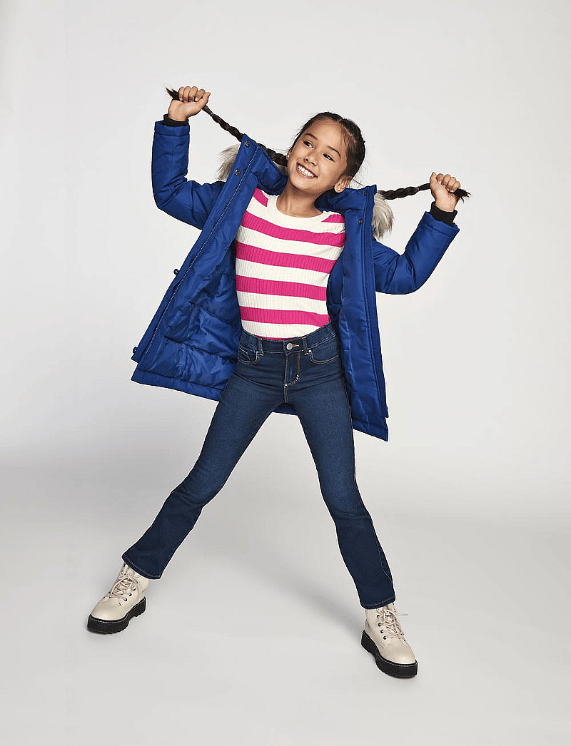 Kids Only - KOGROYAL REG FLARED DNM PIM0237 NOOS - tapered jeans - dark blue denim - 0