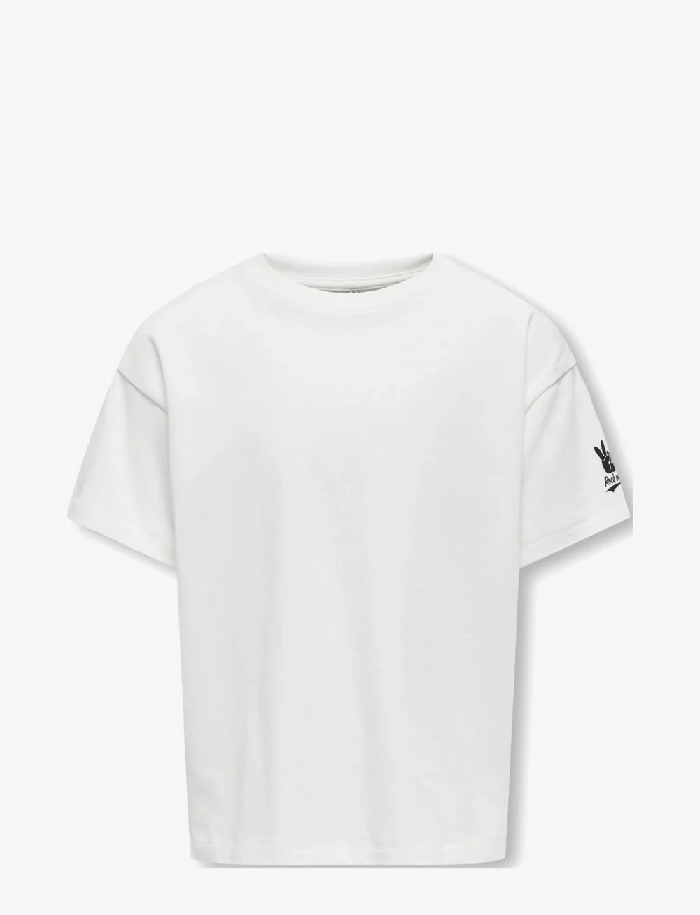 Kids Only - KOGCILLA S/S BOXY TEE BOX JRS - kurzärmelige - cloud dancer - 0