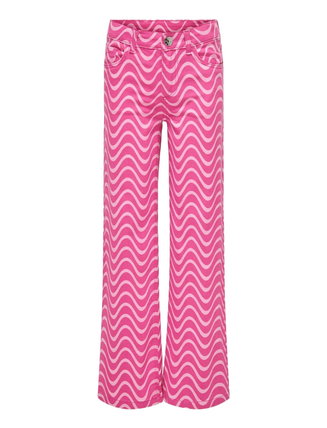 Kids Only KOGAGNETE STRIPE DETAIL PANT PNT - Jeans - RASPBERRY ROSE / pink/rose