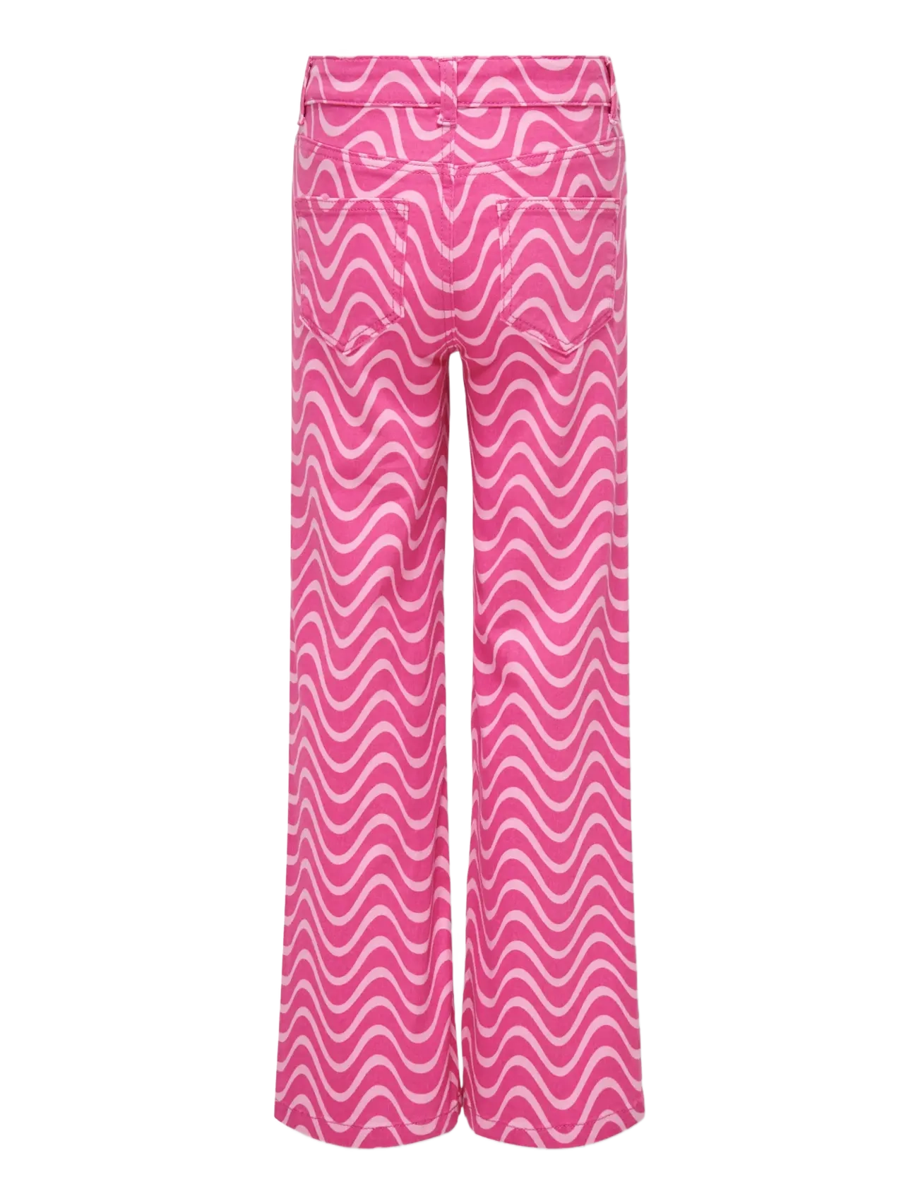 Kids Only - KOGAGNETE STRIPE DETAIL PANT PNT - bootcut jeans - raspberry rose - 1