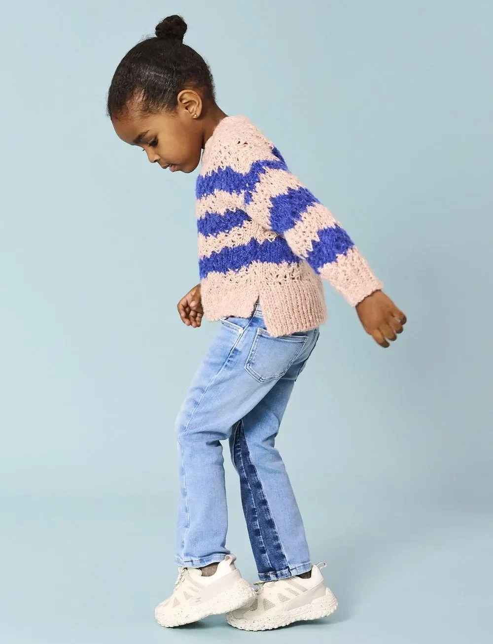 Kids Only - KMGACE LS HIGH NECK KNT - džemprid - silver pink - 2