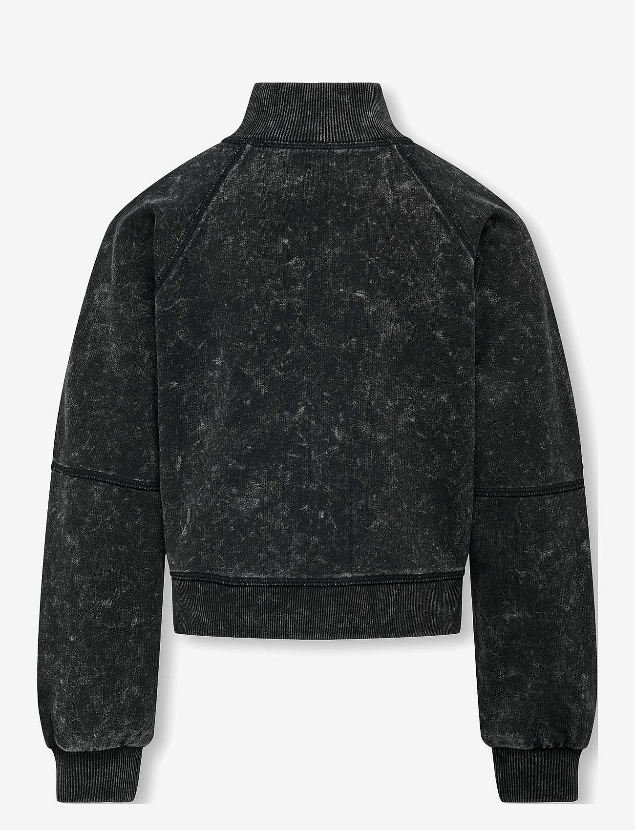 Kids Only - KOGDONNA L/S HALF ZIP WASHED UB SWT - sweatshirts - black - 2
