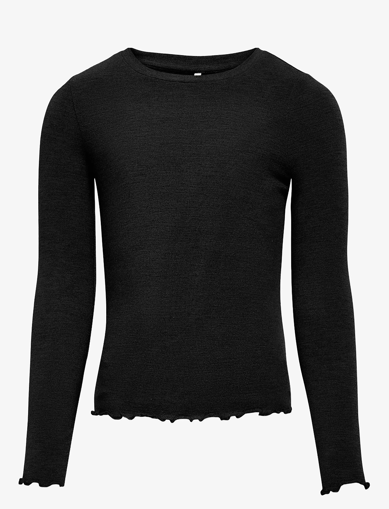 Kids Only - KOGAMOUR L/S TOP JRS NOOS - pikkade varrukatega t-särgid - black - 1