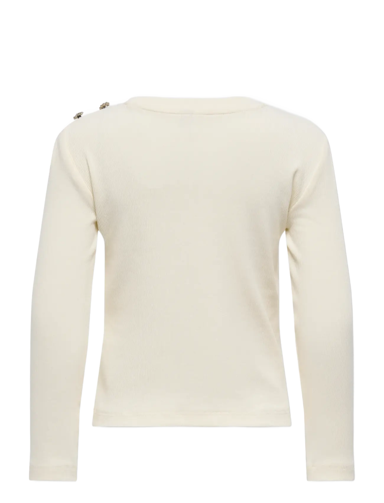 Kids Only - KMGCHECKIE LIFE L/S TOP BOX JRS - antique white - 2