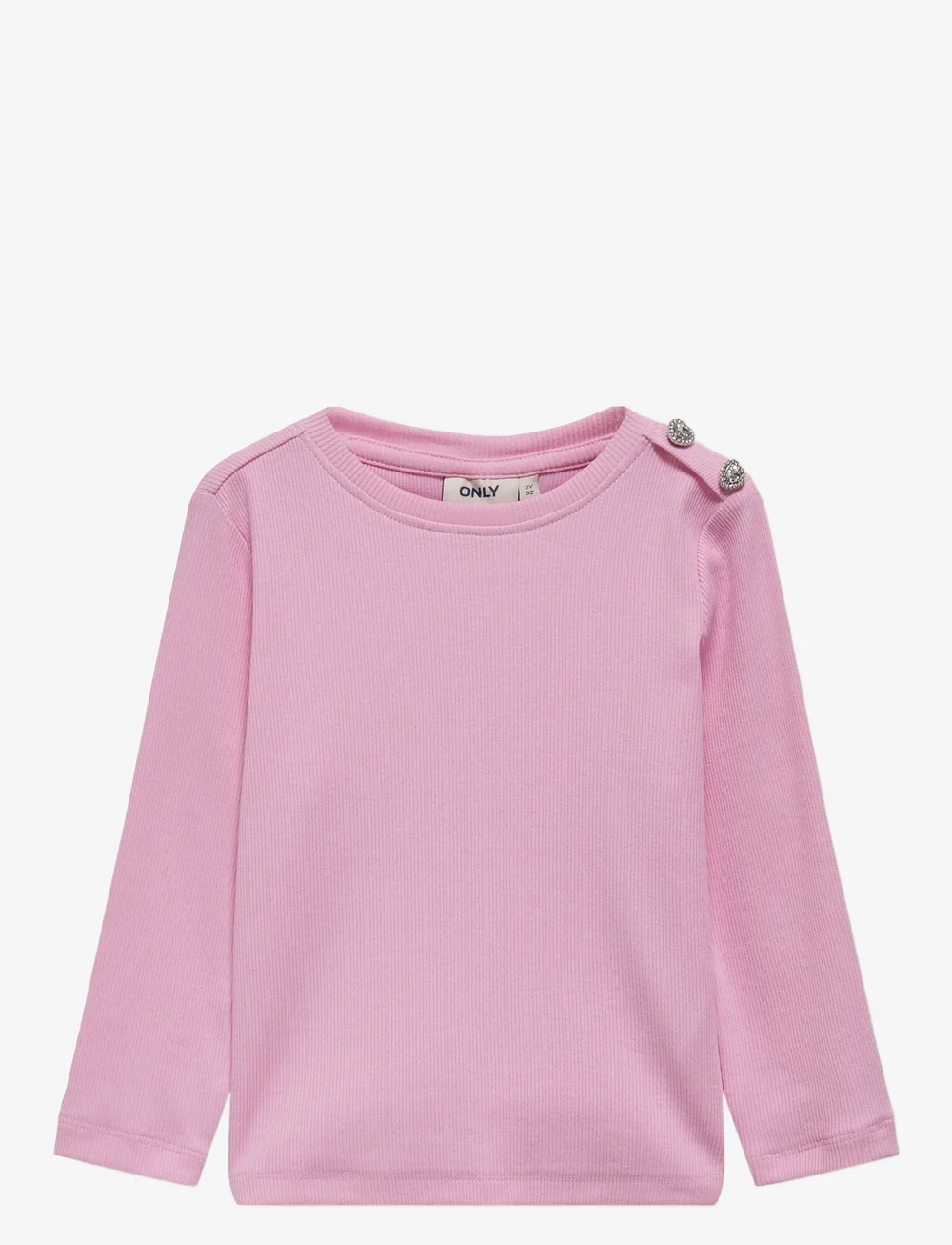 Kids Only - KMGCHECKIE LIFE L/S TOP BOX JRS - långärmade t-shirts - bonbon - 1