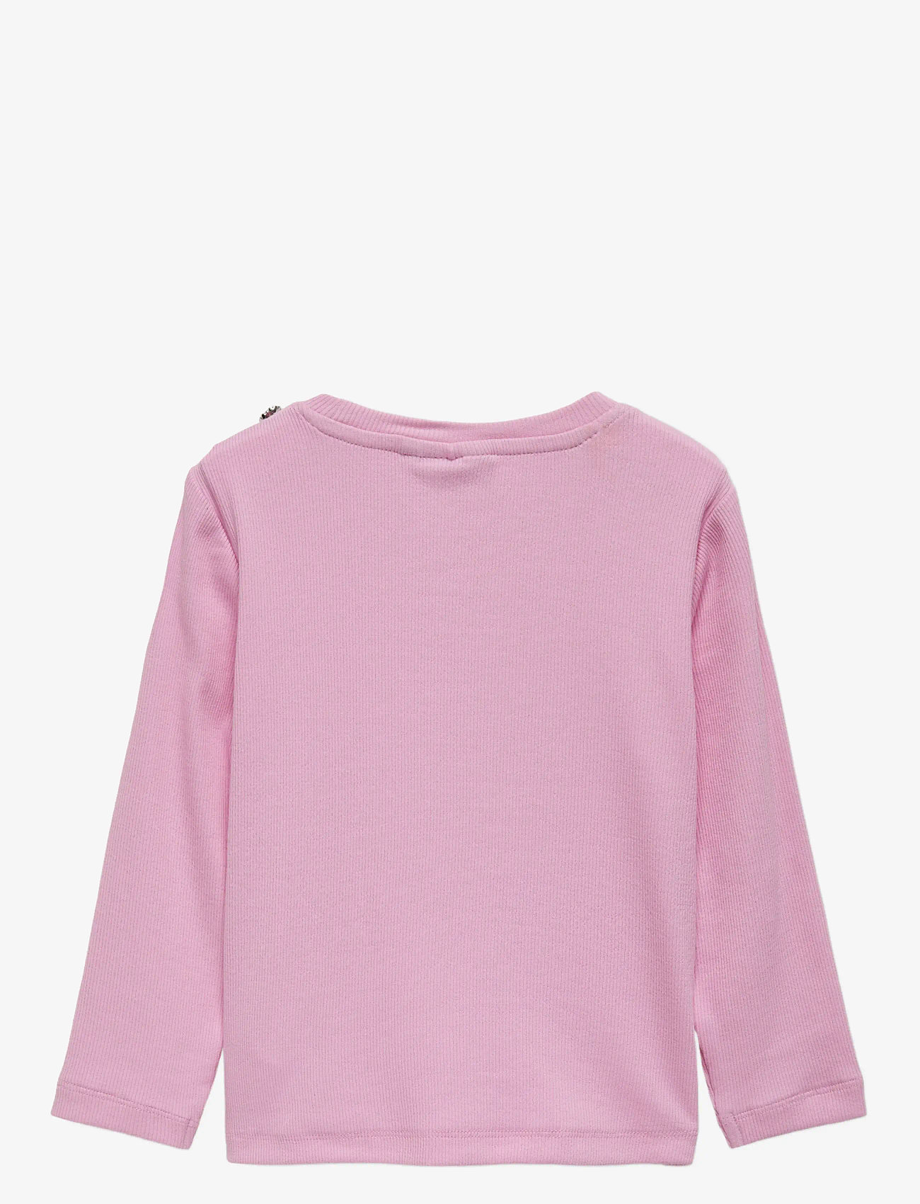 Kids Only - KMGCHECKIE LIFE L/S TOP BOX JRS - långärmade t-shirts - bonbon - 2