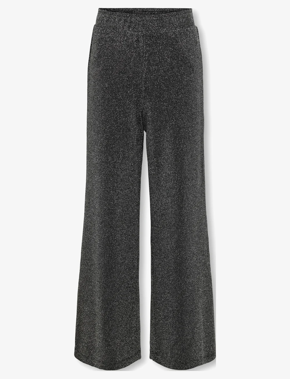 Kids Only - KOGQUEEN GLITTER PANT BF JRS - byxor - black - 0