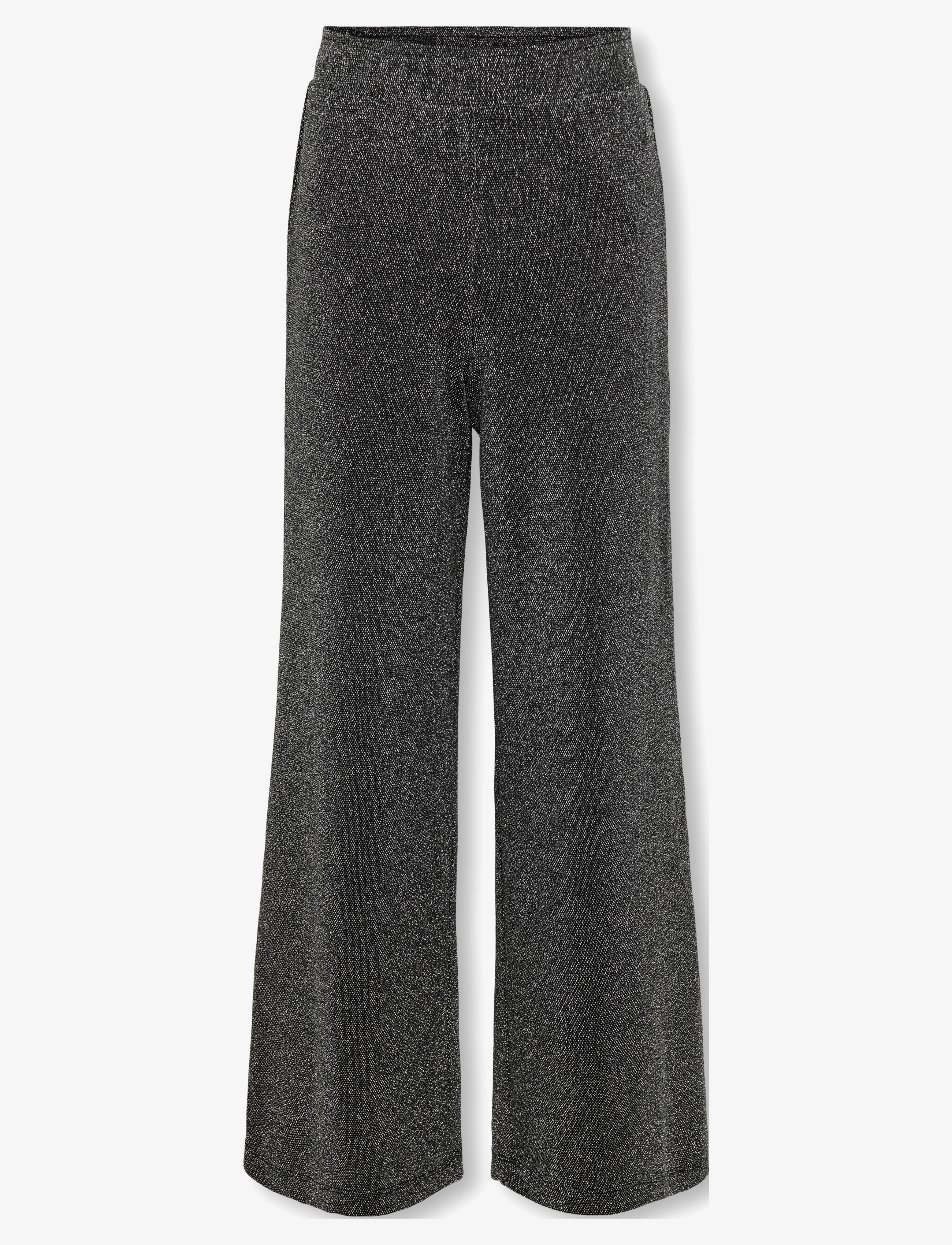 Kids Only KOGQUEEN GLITTER PANT BF JRS - Bukser - BLACK / black